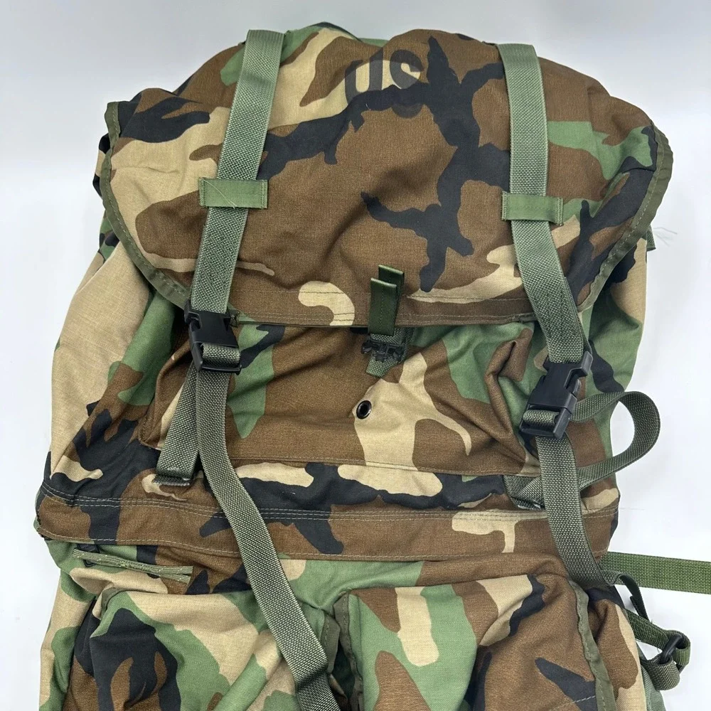 US Military Woodland Camo Rucksack Lion Technologies Tactical Large Backpack